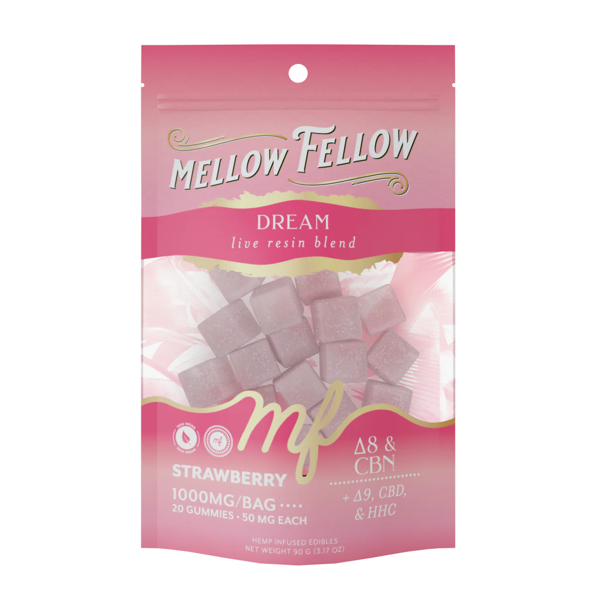 Strawberry 1000mg THC Edibles Australia