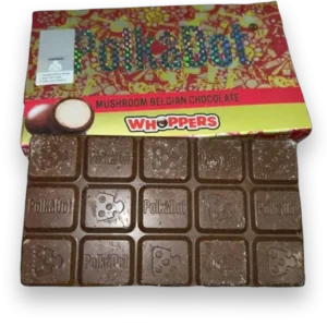 Polka Dot Magic Belgian Mushroom Chocolate Bar – Snickers